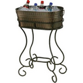 Howard Miller Entertainment Beverage Tub w/ Wrought Iron Stand